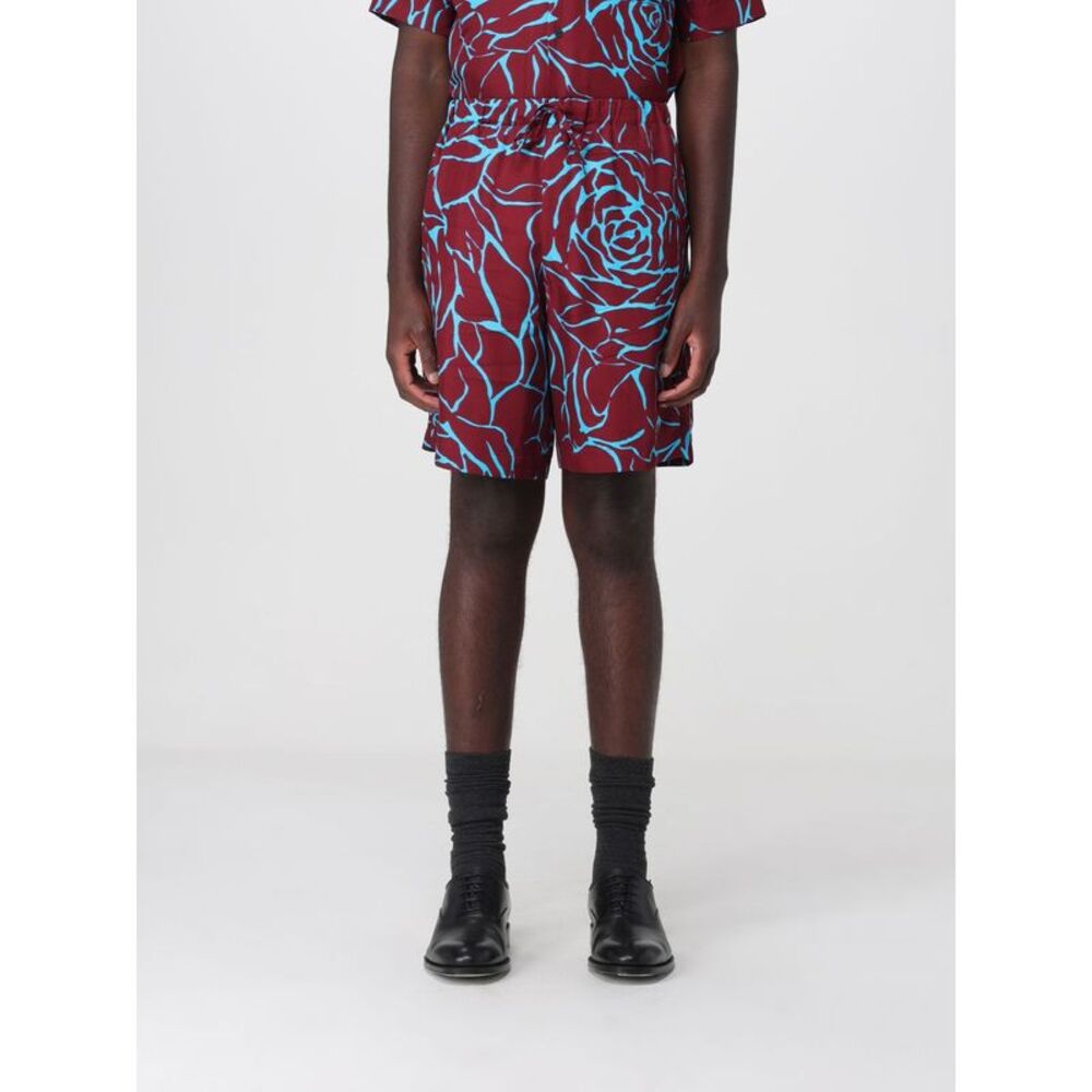 Dries Van Noten Shorts Men Burgundy